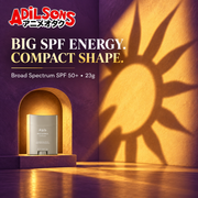 Adilsons Beauty creative for Abib Airy Sunstick Smoothing Bar 23g: Big SPF Energy. Compact Shape..