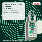 APLB AHA BHA PHA Centella Ampoule Serum 40ml — Three Acids. One Calmer Formula. — Adilsons