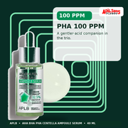 APLB AHA BHA PHA Centella Ampoule Serum 40ml — Pha 100 Ppm — Adilsons