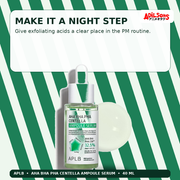 APLB AHA BHA PHA Centella Ampoule Serum 40ml — Make It A Night Step — Adilsons