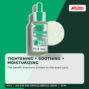 APLB AHA BHA PHA Centella Ampoule Serum 40ml — Tightening • Soothing • Moisturizing — Adilsons