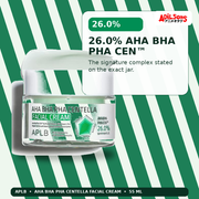 APLB AHA BHA PHA Centella Facial Cream 55ml — 26.0% Aha Bha Pha Cen™ — Adilsons