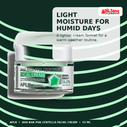 APLB AHA BHA PHA Centella Facial Cream 55ml — Light Moisture For Humid Days — Adilsons