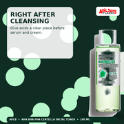 APLB AHA BHA PHA Centella Facial Toner 160ml — Right After Cleansing — Adilsons