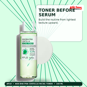 APLB AHA BHA PHA Centella Facial Toner 160ml — Toner Before Serum — Adilsons