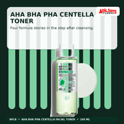 APLB AHA BHA PHA Centella Facial Toner 160ml — Aha Bha Pha Centella Toner — Adilsons