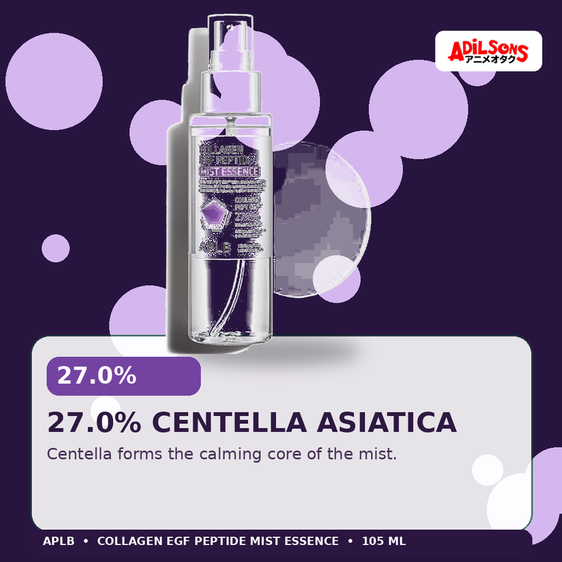 APLB Collagen EGF Peptide Mist Essence 105ml — 27.0% Centella Asiatica — Adilsons