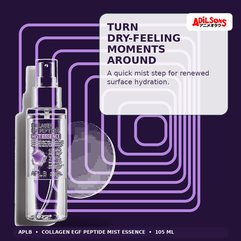 APLB Collagen EGF Peptide Mist Essence 105ml — Turn Dry-Feeling Moments Around — Adilsons