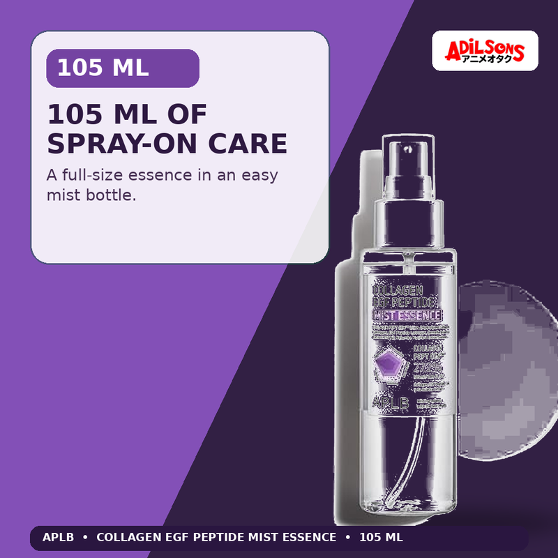 APLB Collagen EGF Peptide Mist Essence 105ml — 105 Ml Of Spray-On Care — Adilsons