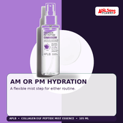 APLB Collagen EGF Peptide Mist Essence 105ml — Am Or Pm Hydration — Adilsons