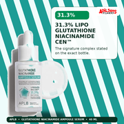 APLB Glutathione Niacinamide Ampoule Serum 40ml — 31.3% Lipo Glutathione Niacinamide Cen™ — Adilsons