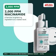 APLB Glutathione Niacinamide Ampoule Serum 40ml — 2,000 Ppm Niacinamide — Adilsons