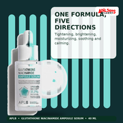 APLB Glutathione Niacinamide Ampoule Serum 40ml — One Formula, Five Directions — Adilsons