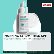 APLB Glutathione Niacinamide Ampoule Serum 40ml — Morning Serum, Then Spf — Adilsons