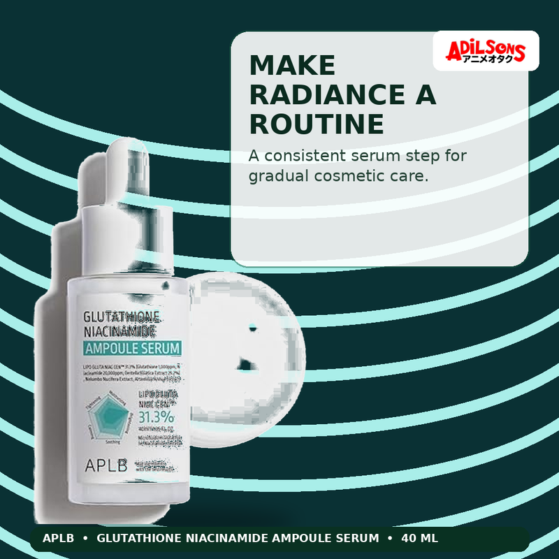 APLB Glutathione Niacinamide Ampoule Serum 40ml — Make Radiance A Routine — Adilsons