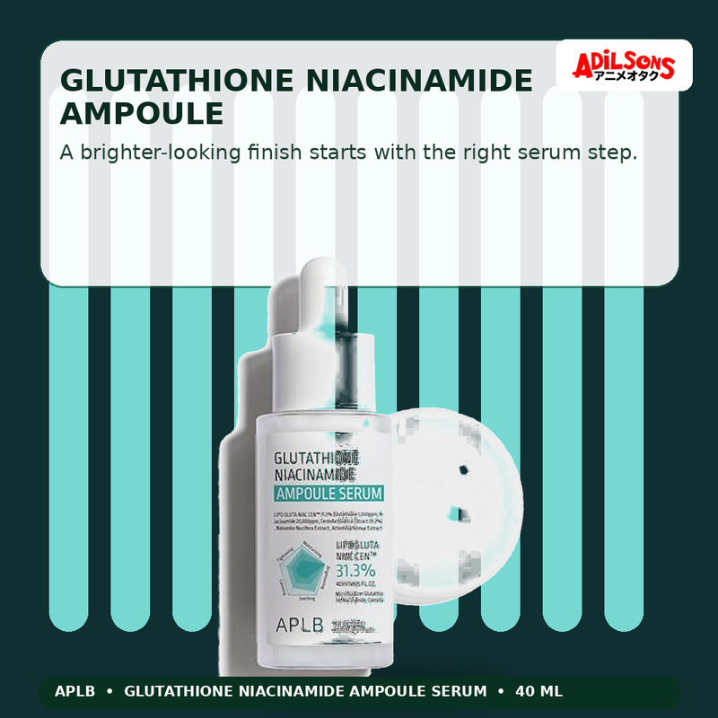 APLB Glutathione Niacinamide Ampoule Serum 40ml — Glutathione Niacinamide Ampoule — Adilsons