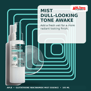 APLB Glutathione Niacinamide Mist Essence 105ml — Mist Dull-Looking Tone Awake — Adilsons