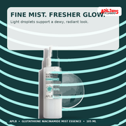 APLB Glutathione Niacinamide Mist Essence 105ml — Fine Mist. Fresher Glow. — Adilsons
