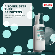 APLB Glutathione Niacinamide Mist Essence 105ml — A Toner Step That Brightens — Adilsons