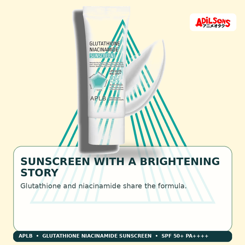 APLB Glutathione Niacinamide Sunscreen 40ml — Sunscreen With A Brightening Story — Adilsons