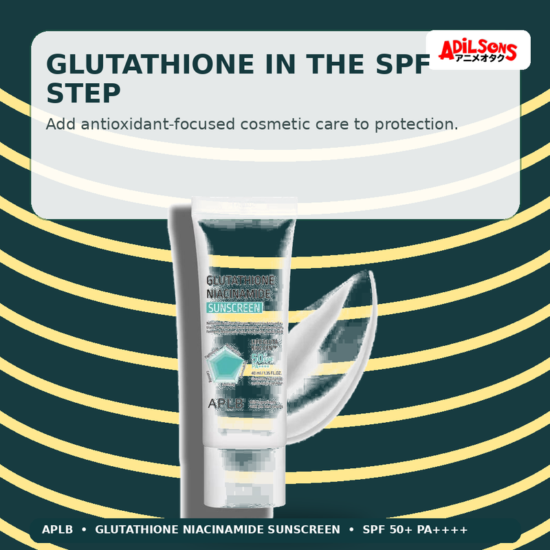 APLB Glutathione Niacinamide Sunscreen 40ml — Glutathione In The Spf Step — Adilsons