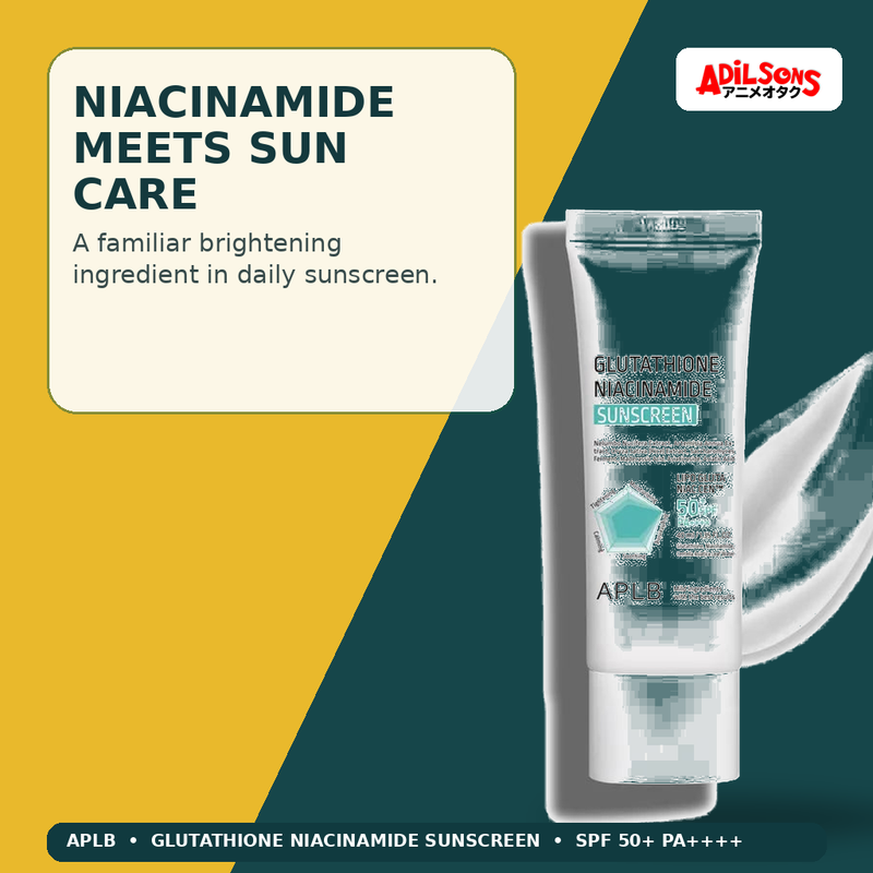 APLB Glutathione Niacinamide Sunscreen 40ml — Niacinamide Meets Sun Care — Adilsons