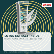 APLB Glutathione Niacinamide Sunscreen 40ml — Lotus Extract Inside — Adilsons