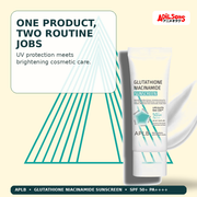 APLB Glutathione Niacinamide Sunscreen 40ml — One Product, Two Routine Jobs — Adilsons