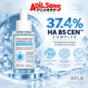 Adilsons sales creative for APLB Hyaluronic Acid Ceramide HA B5 Ampoule Serum 40 mL: 37.4% Ha B5 Cen™ Complex