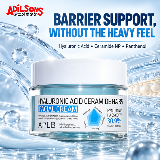 APLB Hyaluronic Acid Ceramide HA B5 Facial Cream 55ml — core benefit | Adilsons creative 1