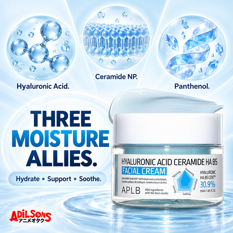 APLB Hyaluronic Acid Ceramide HA B5 Facial Cream 55ml — ingredient spotlight | Adilsons creative 2