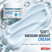 APLB Hyaluronic Acid Ceramide HA B5 Facial Cream 55ml — texture usage | Adilsons creative 3