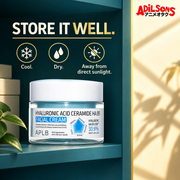 APLB Hyaluronic Acid Ceramide HA B5 Facial Cream 55ml — storage expiry | Adilsons creative 12