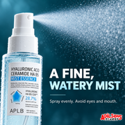 APLB Hyaluronic Acid Ceramide HA B5 Mist Essence 105ml — texture usage | Adilsons creative 3