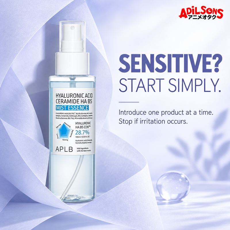 APLB Hyaluronic Acid Ceramide HA B5 Mist Essence 105ml — sensitive caution | Adilsons creative 10