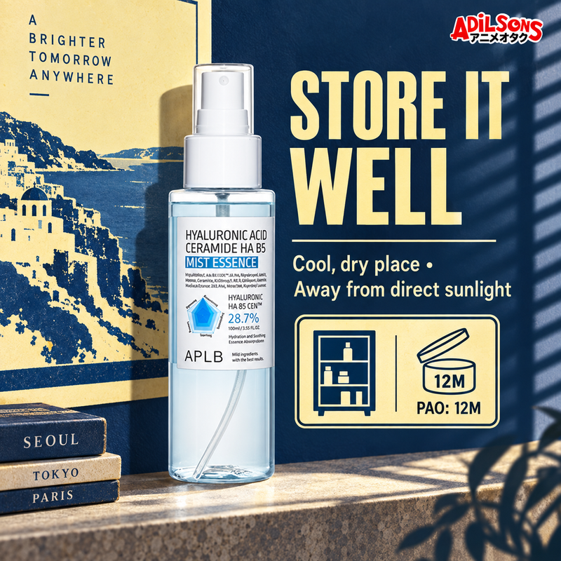 APLB Hyaluronic Acid Ceramide HA B5 Mist Essence 105ml — storage expiry | Adilsons creative 12