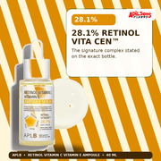 APLB Retinol Vitamin C Vitamin E Ampoule Serum 40ml — 28.1% Retinol Vita Cen™ — Adilsons