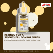 APLB Retinol Vitamin C Vitamin E Ampoule Serum 40ml — Retinol For A Smoother-Looking Finish — Adilsons