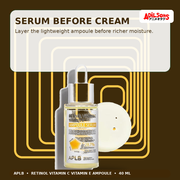 APLB Retinol Vitamin C Vitamin E Ampoule Serum 40ml — Serum Before Cream — Adilsons