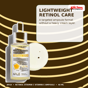 APLB Retinol Vitamin C Vitamin E Ampoule Serum 40ml — Lightweight Retinol Care — Adilsons