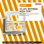 APLB Retinol Vitamin C Vitamin E Facial Cream 55ml — 21.6% Retinol Vita Cen™ — Adilsons