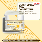 APLB Retinol Vitamin C Vitamin E Facial Cream 55ml — Start Slow. Stay Consistent. — Adilsons