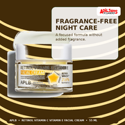 APLB Retinol Vitamin C Vitamin E Facial Cream 55ml — Fragrance-Free Night Care — Adilsons