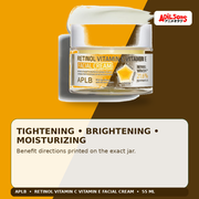 APLB Retinol Vitamin C Vitamin E Facial Cream 55ml — Tightening • Brightening • Moisturizing — Adilsons