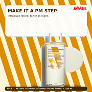 APLB Retinol Vitamin C Vitamin E Facial Toner 160ml — Make It A Pm Step — Adilsons
