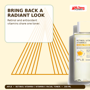 APLB Retinol Vitamin C Vitamin E Facial Toner 160ml — Bring Back A Radiant Look — Adilsons