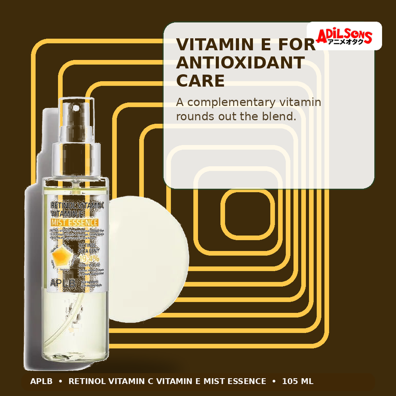 APLB Retinol Vitamin C Vitamin E Mist Essence 105ml — Vitamin E For Antioxidant Care — Adilsons