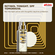 APLB Retinol Vitamin C Vitamin E Mist Essence 105ml — Retinol Tonight. Spf Tomorrow. — Adilsons
