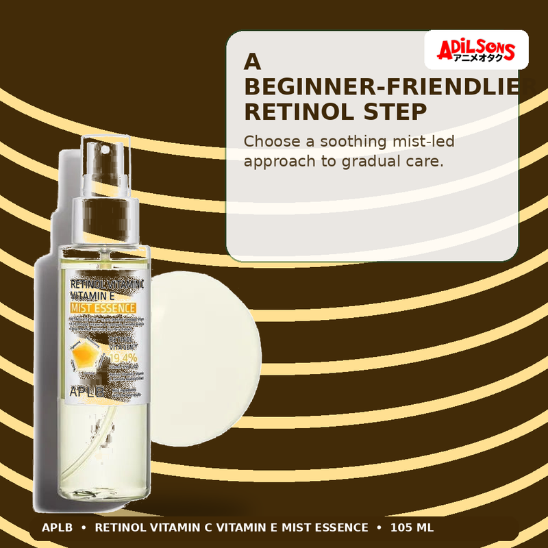 APLB Retinol Vitamin C Vitamin E Mist Essence 105ml — A Beginner-Friendlier Retinol Step — Adilsons
