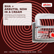 APLB Salicylic Acid BHA Arbutin Facial Cream 55ml — Bha + Arbutin, Now In A Cream — Adilsons